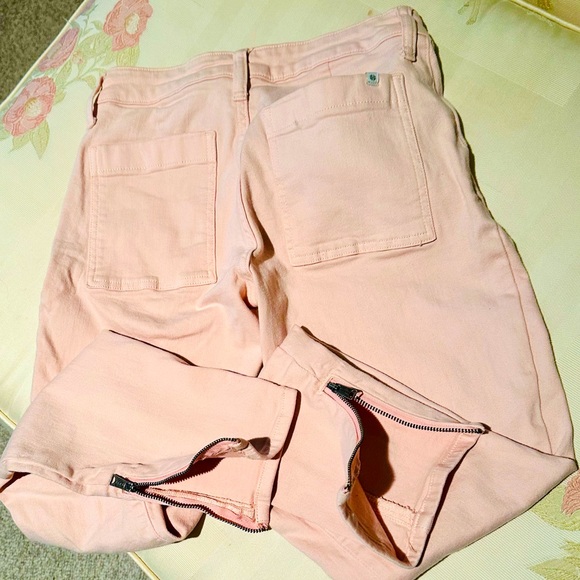 NWOT lucky Brand pale pink low rise skinny ankle zip jeans SZ 2/ 26 in👌🏻shape! - Picture 7 of 13